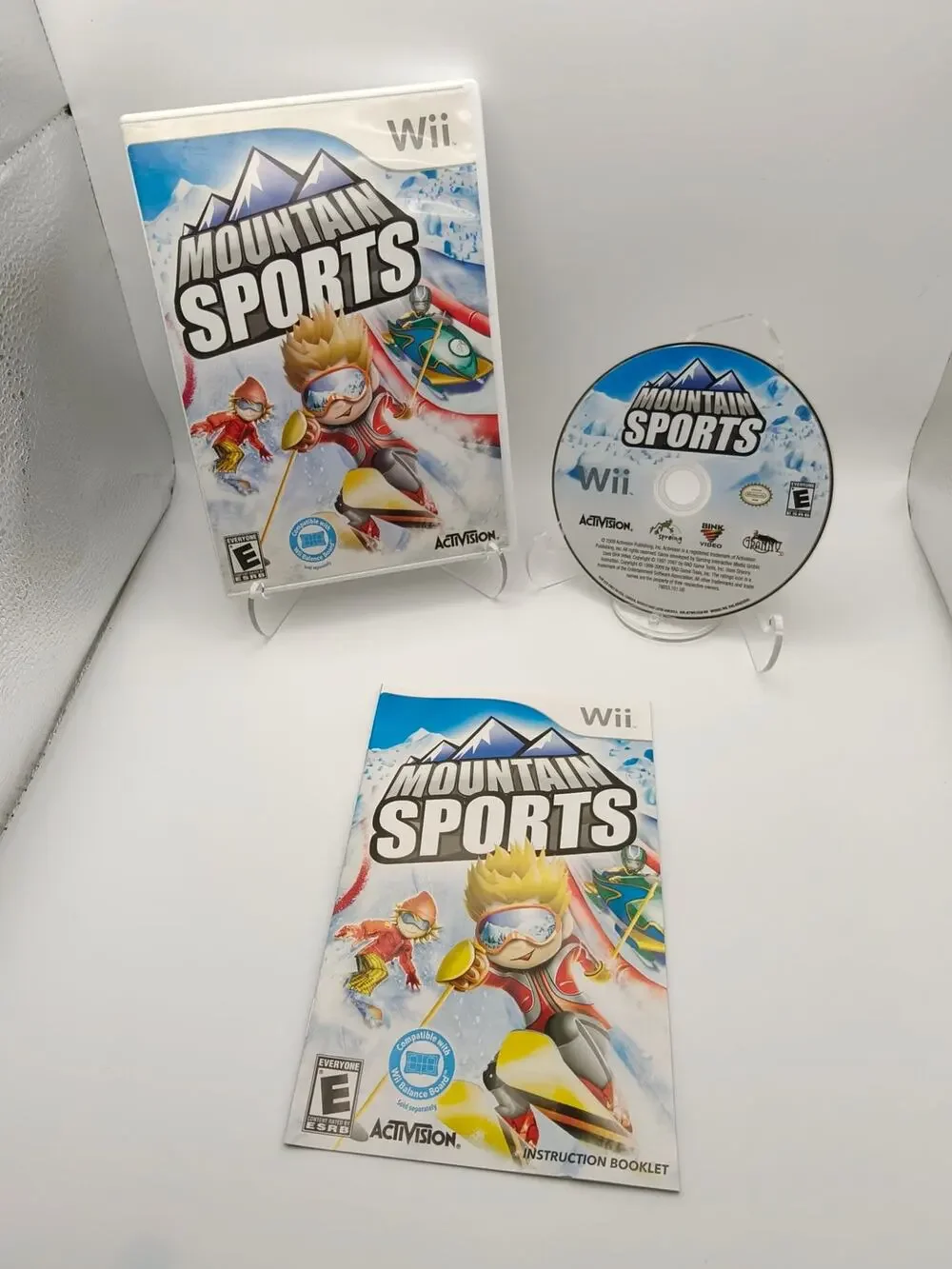 Mountain Sports Wii Complete CIB Activision Tested Working